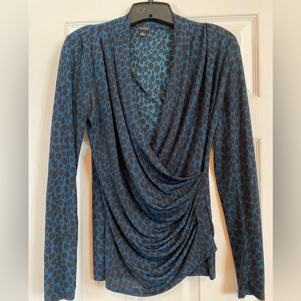 Animal print ANN Taylor top